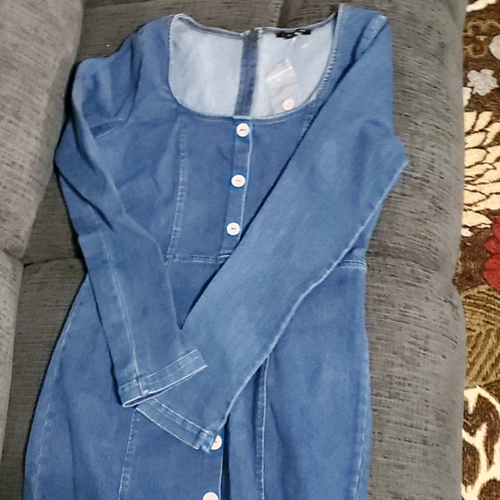 Denim dress
